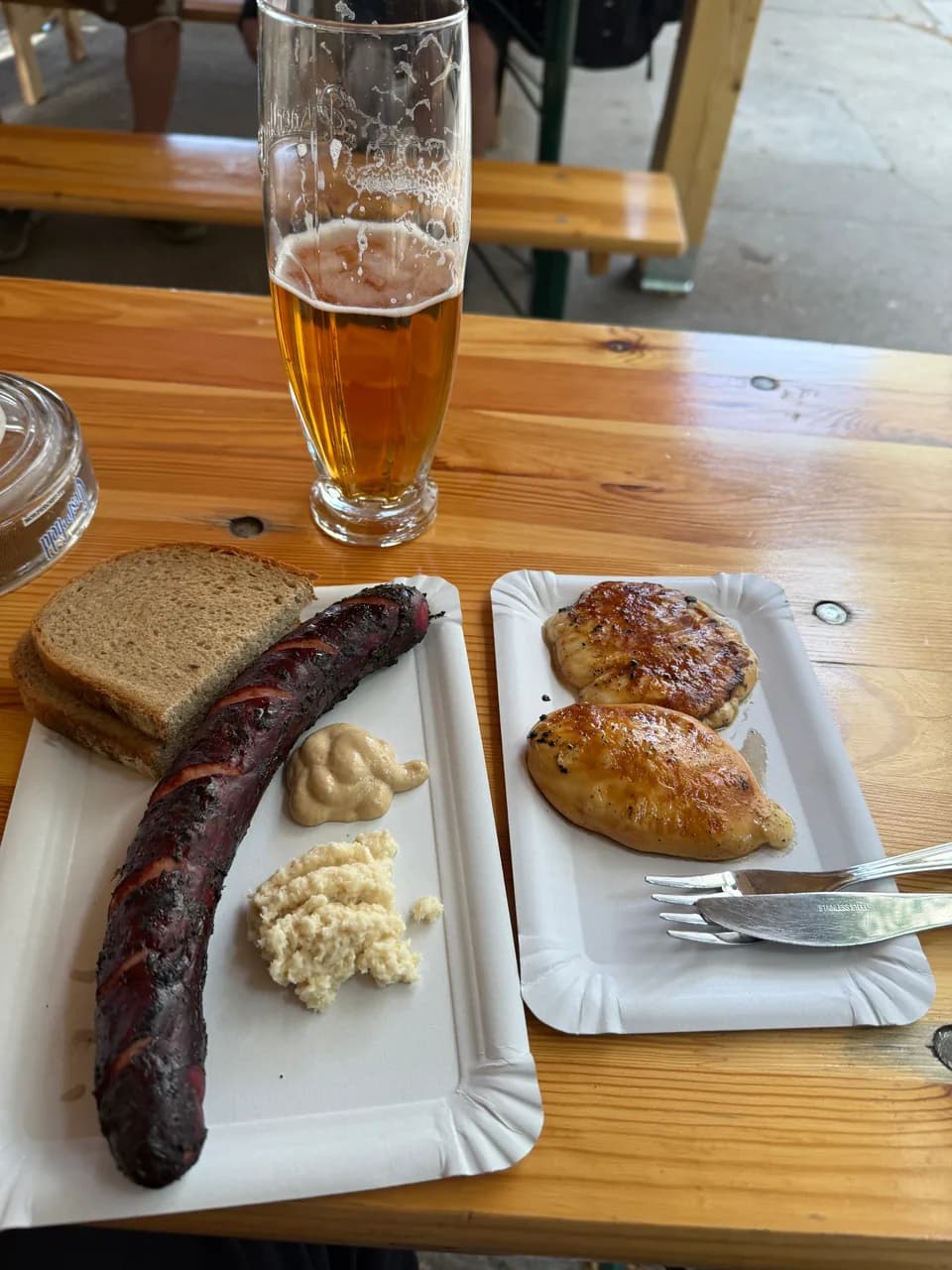 Lunch and a beer